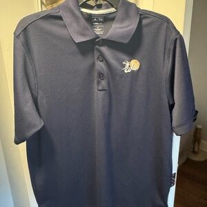 Adidas Navy Climalite Polo with Embroidered Logo
